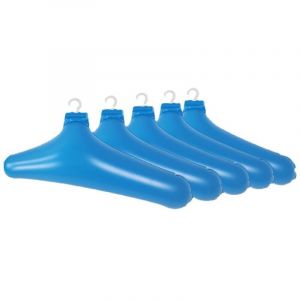 SNQ - 5 pièces cintre gonflable pour voyage, porte-cintre extérieur antidérapant porte-manteau Portable