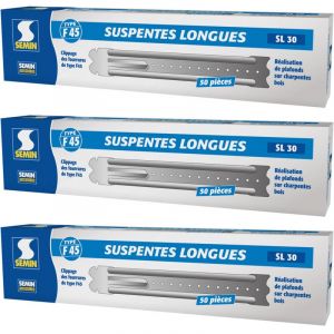 Semin - Suspentes Longues 300 mm F45 Boite de 50 (lot de 3)