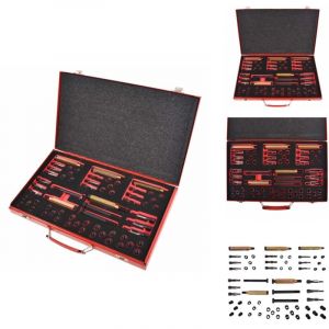Vidaxl - Kit r&eacute;paration filetage bougie pr&eacute;chauffage 63pcs M8 M9 M10 M12 - Ensemble R&eacute;paration Filetage Bougie - Kit R&eacute;paration Bougie Pr&eacute;chauffage