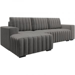 Mobilier1 - Canap&eacute; d'angle Columbus 154, Manila 16, Fonction de couchage, Bo&icirc;te de literie, 240x140x85cm, 0