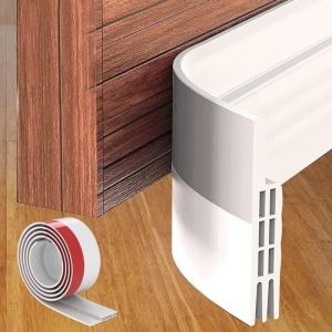100X5CM Bas de Porte isolant joint porte boudin de porte,seuil de porte boudin de porte isolant froid joint fenetre isolation Bas de Porte Adh&eacute;si