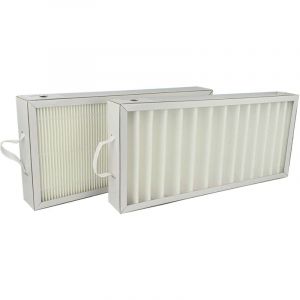 Lot de filtres remplacement pour Pluggit APFG4F7-300 pour appareil de ventilation - Filtre à air G4 / F7 (2 pcs), Blanc - Vhbw
