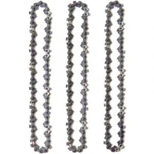 Lot de 3 Cha&icirc;nes d'&Eacute;lagueuse sur Perche pour Guide-Cha&icirc;ne de 10" (25 cm), 40 Maillons d'Entra&icirc;nement, Faible Rebond, Compatibles avec Black & Decker,