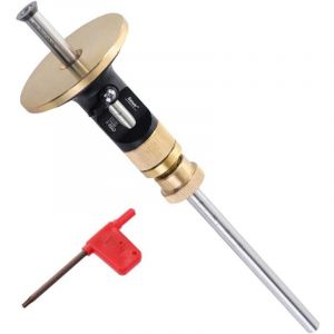 Trusquin de tra&ccedil;age - Avec roue pour bois tendres et durs - Tournevis inclus B - Verrou de s&eacute;curit&eacute; - Fonction de micro r&eacute;glage