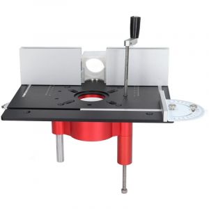 Kit de Plaque de Levage pour le Travail du Bois, Base de Levage de Routeur de Haute Pr&eacute;cision, &eacute;chelles Transparentes de 63,8 &agrave; 65 Mm, R&eacute;sistance &agrave;