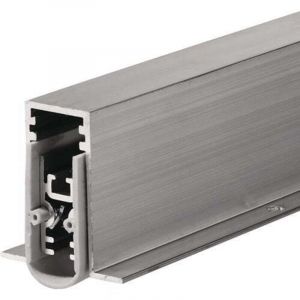 Ellen - T&uuml;rdichtung Matic Soundproof Omega 1 stg.L.708mm B.15mm Alu.blk silber