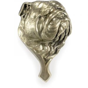 Bouledogue - heurtoir de porte en forme de t&ecirc;te de chien, heurtoir en laiton, d&eacute;coration de porte r&eacute;tro par Art-Dog