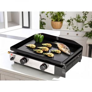 Plancha gaz à poser 2 brûleurs Solia 200 Somagic