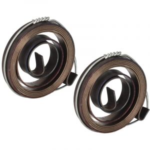 Lot de 2 Ressorts de Rappel pour Étau de Perceuse à Colonne - Ressort Hélicoïdal Chromé Robuste - Compatible Fraiseuse & Machines-Outils - Pièce de