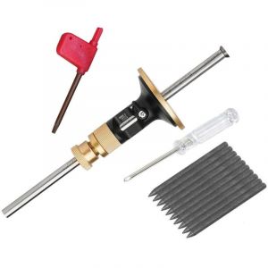 Roue Trusquin Plus avec Fonction de Micro-R&eacute;glage, Outil Pr&eacute;cis pour Tra&ccedil;age et Mesures (Noir) - R&eacute;glage Fin et Contr&ocirc;le de Pr&eacute;cision