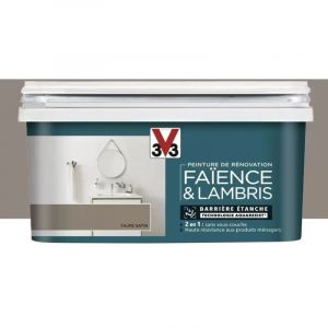 Peinture De R&eacute;novation V33 Fa&iuml;ence & Lambris Taupe 2 L