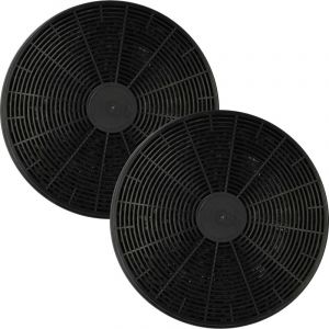 2x Filtres &agrave; charbon actif remplacement pour Bomann 256300, kf 561, 256100, KF561 pour hotte aspirante - 17,5 cm - Vhbw