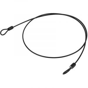 Looped C&acirc;ble de S&eacute;curit&eacute; en Acier Inoxydable pour V&eacute;lo &agrave; C&acirc;ble de S&eacute;curit&eacute; en Acier C&acirc;ble de S&eacute;curit&eacute; &agrave; Boucle C&acirc;ble Antivol avec Boutonni&egrave;re pour