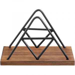 Porte Serviette de Table,serviettes en m&eacute;tal et bois,Papier Porte Serviettes,Distributeur Serviette Papier,support serviette papier Pour