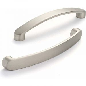 Lot de 6 Poignee de Meuble Poign&eacute;es de porte de cuisine chrom&eacute;es- poignee meuble de cuisine Nickel Bross&eacute; Poign&eacute;e Cuisine Bross&eacute; Entraxe 160mm - ZVD