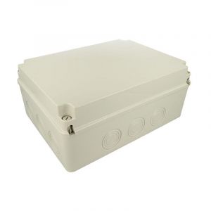 Em Distribution - Boite de dérivation industrielle étanche IP67 310x230x130mm, abs, 12 entrées pré-découpées