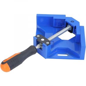 Pince à Angle Droit à 90 Degrés, Robustes étau d'Angle en Alliage d'Aluminium Réglable pour Menuiserie Armoire Tiroir Charpentier Soudage 402309