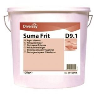 Nettoyant puissant pour friteuses. grilles. hottes canalisations seau de 10kg - Diversey