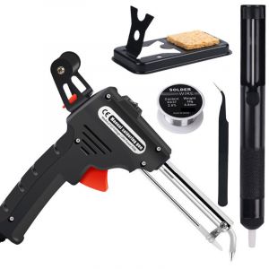 Jeffergarden Outils de soudage industriels &agrave; chauffage ,60W fer &agrave; souder multifonction, pistolet &agrave; souder, poste &agrave; souder portatif, machine &agrave; souder