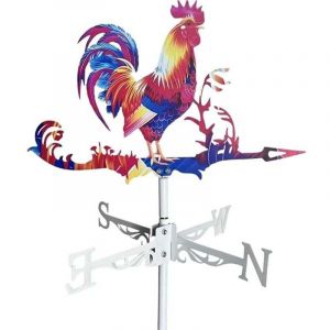 Girouette De Jardin De Ferme, Girouette &Agrave; Vent en Forme De Coq, D&eacute;corations De Jardin sur Le Th&egrave;me des Animaux, Girou Ette pour Jardin, Ferme