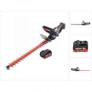 Metabo HS 18 LTX 55 Taille-haie sans fil 18 V 53 cm + 1x Batterie 8,0 Ah - sans chargeur