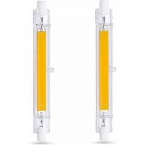 Peny - Ahlsen Ampoule led R7S 118mm 10W Blanc Chaud 3000K, 1000LM, &Eacute;quivalent Lampe Halog&egrave;ne R7S J118 80W 100W, Non-dimmable, Ampoule R7S 118mm Slim