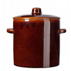 KADAX Marmite pour Saindoux en Gr&egrave;s 2L