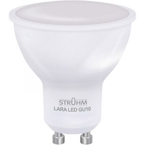Ampoule LED GU10 8W - Blanc chaud 3000K - 680lm - Angle 100&deg; - LARA LED