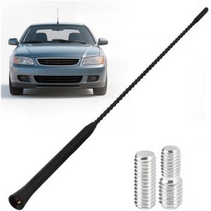 Antenne autoradio 28 cm, antenne de toit de remplacement universelle, antenne autoradio universelle pour tous les mod&egrave;les de voiture, autoradio de