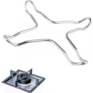 1 pcs Support Universel pour Cuisinière, Réducteurs de Gaz Support Wok, Réducteurs de Gaz en Acier Inoxydable, Anneau de Wok, Casserole Support de
