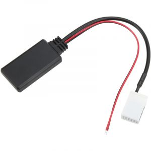 Pongnas Adaptateur de Voiture, Adaptateur de Voiture Adaptateur Aux pour Voiture Installation Facile ABS pour RCD300 RCD310 RNS300 RNS310 RCD510