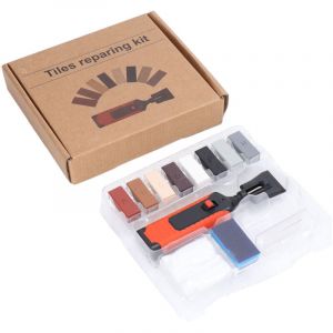 Stylo chauffant &eacute;lectrique pour la r&eacute;paration de carrelage, bloc de cire, outils de r&eacute;paration de fissures et d'interstices pour pierre et porcelaine