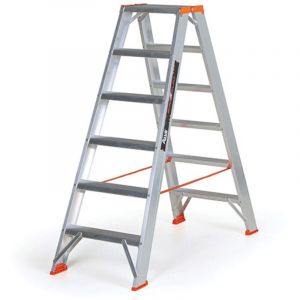 Matis&egrave;re - Escabeau double acc&egrave;s 2x9 marches - Hauteur max. de travail 3,41m - 94309