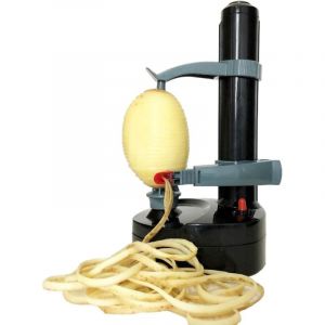 &Eacute;plucheur &Eacute;lectrique de Pommes de Terre pour Cuisine &ndash; &Eacute;plucheur de L&eacute;gumes pour Courgettes & Carottes, &Eacute;plucheur Automatique Rotatif Rapide pour