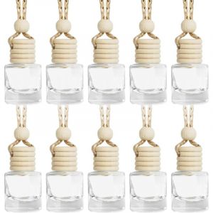 10PCS Diffuseur Voiture,Diffuseur Voiture Vide,Diffuseur Parfum Voiture,Diffuseur Huiles Essentielles Voiture,Flacon Diffuseur Parfum Vide,Convient &agrave;