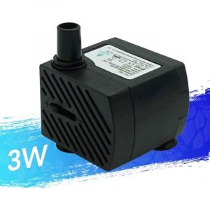 Pompe &agrave; eau ultra silencieuse Ulisem48GPH [180L/H] 3W pour petit aquarium, &eacute;tang &agrave; poissons, tortue, animaux aquatiques, sculpture, jardin, bateau