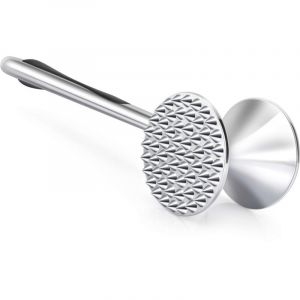 Attendrisseur de viande &agrave; marteau, outil de cuisine pour hacher le steak, le b&oelig;uf et la volaille. Attendrisseur double face robuste avec poign&eacute;e