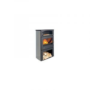 Poêle à Bois 11kw Gris Argent - 362115cgrisarg
