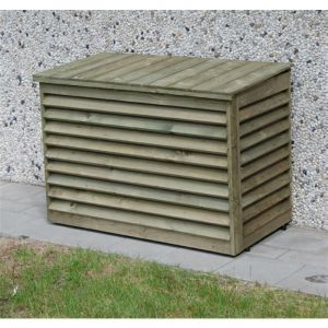 Cache climatisateur - Cache clim - Medium - Hauteur: 970 mm - Longueur: 1000 mm - Profondeur: 500 mm - Dimensions extérieures : 1180 x 1000 x 585 mm