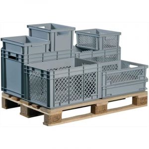 Lockweiler - Bac de transport empilable L600xL400xH150mm - NB33V2-139133220118
