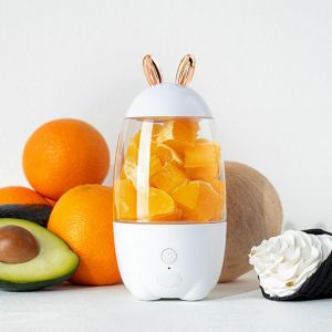 Presse-agrumes portable, presse-agrumes multifonctionnel pour étudiant électrique à la maison pour l'extraction de jus, blanc, Ensoleillé