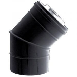 Coude BIOTEN 45° inox/galva D80/125 TOLERIE EMAILLERIE NANTAISE 470580