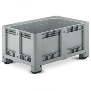 PROVOST - Caisse palette plastique 4 pieds - 120 x 80 x 58 cm - Charge 500 kg