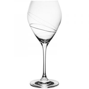 Rona - Verre &agrave; eau Silhouette 39 cl en verre taill&eacute; (lot de 6)
