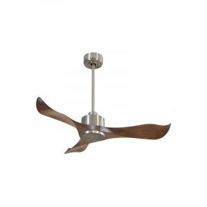 Klassfan - Modulo de Super d&eacute;stratificateur d'air,Chrome et couleur bois id&eacute;al pour 10 &agrave; 15 m&sup2; KLDC3SlimP1Wo