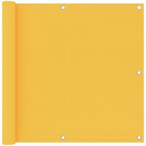 Bonnevie - Brise Vue &Eacute;cran de balcon Pour Jardin, Balcon, Terrasse Jaune 90x600 cm Tissu Oxford 25874