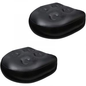 Si&egrave;ges de spa pour, coussin rehausseur multifonctionnel, coussin gonflable et &eacute;tanche, tapis de bain de massage, support dorsal doux pour le bain, 2