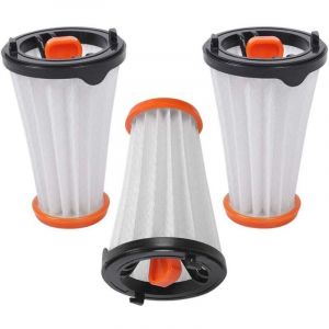 Lot de 3 filtres de rechange pour aspirateurs AEG/Electrolux Rapido et Ergorapido Remplace AEG AEF 144 / Electrolux EF144