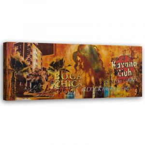 Havana Club - Image sur toile Collage - 90x30