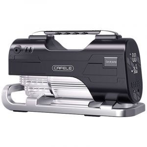 Compresseur &agrave; Air Electrique Professionnel - Gonfleur Pneus Voiture - Pression Programmable 8,3 Bar 180W - 24V Allume Cigare - D&eacute;bit 50L par Min